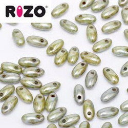 Rizo Beads 2,5x6mm Blue Luster