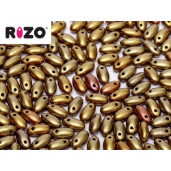 Rizo Beads 2,5x6mm Metallic Mix