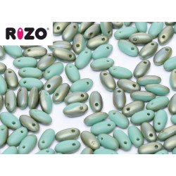 Rizo Beads 2,5x6mm Jade Celsian Matted