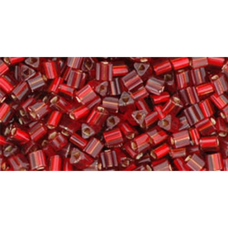 TOHO Triangle 11/0 (#25C) Silver-Lined Ruby