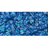 TOHO Triangle 11/0 (#932) Inside-Color Aqua/Capri Lined