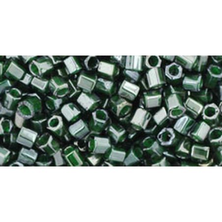 TOHO Hexcut 8/0 (#373) Trans-Lustered Spinach