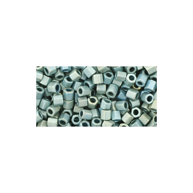 TOHO Hexcut 8/0 (#512F) Higher-Metallic-Frosted Blue Haze
