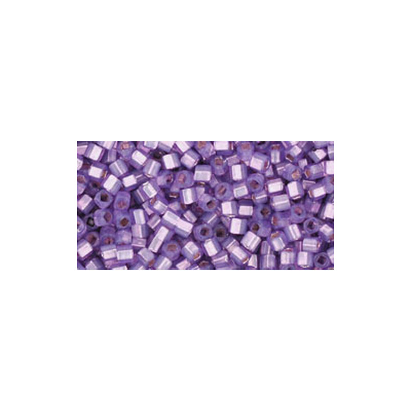 TOHO Hexcut 8/0 (#2108) Silver-Lined Milky Amethyst