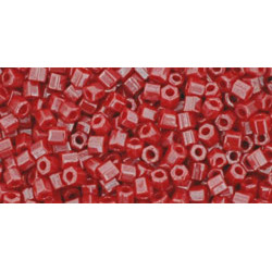TOHO Hexcut 11/0 (#125) Opaque-Lustered Cherry