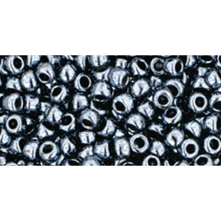TOHO Rocailles 8/0 (#81) Metallic Hematite