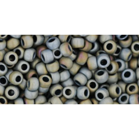 TOHO Rocailles 8/0 (#613) Matte-Color Iris Gray